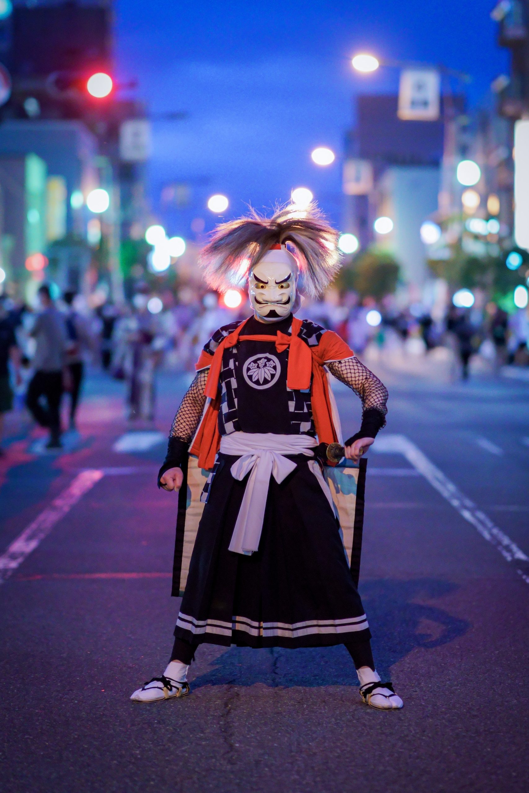 北上駅前大通り