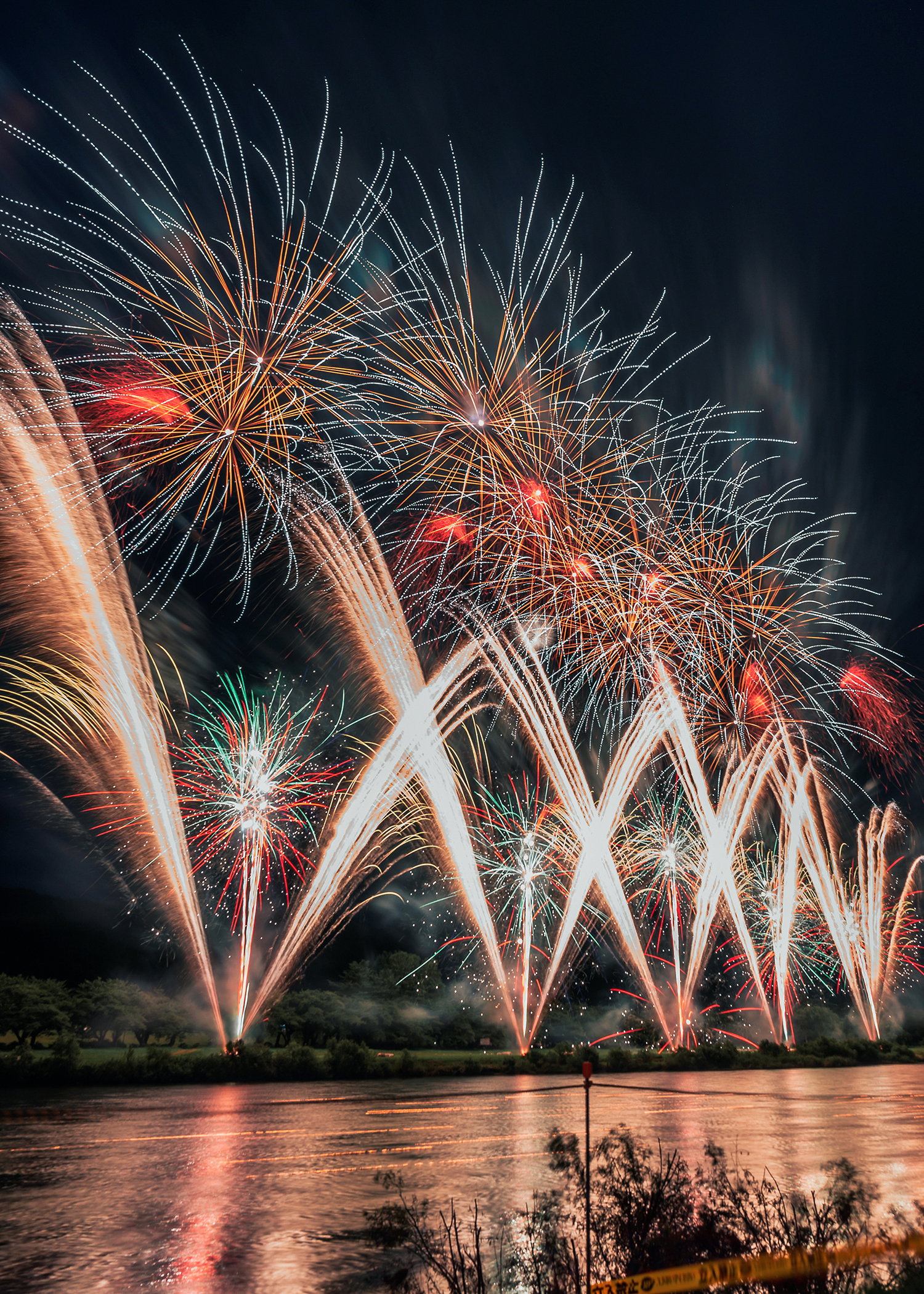 北上川のほとり